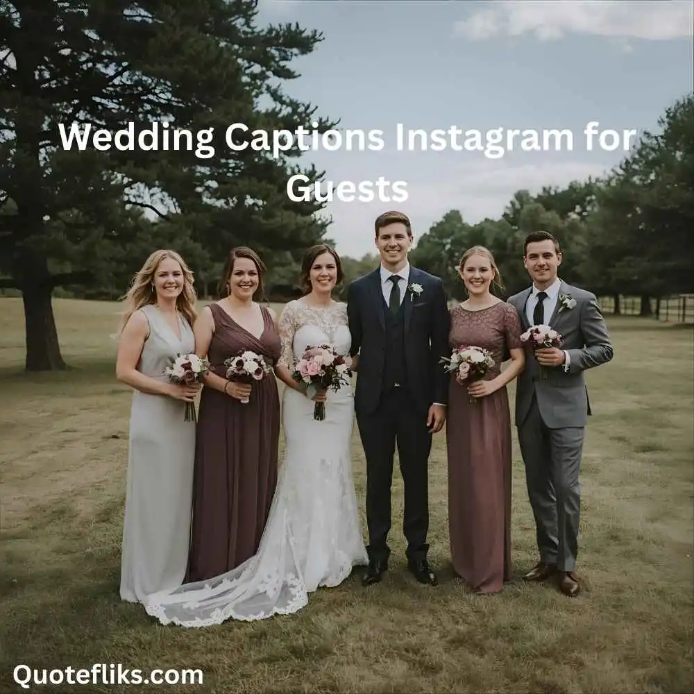 Wedding Captions Instagram for Guests