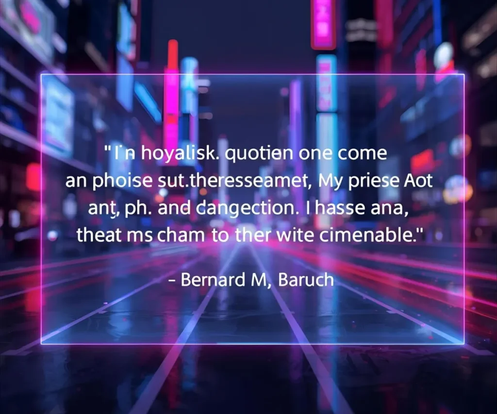 Bernard M. Baruch Quotes
