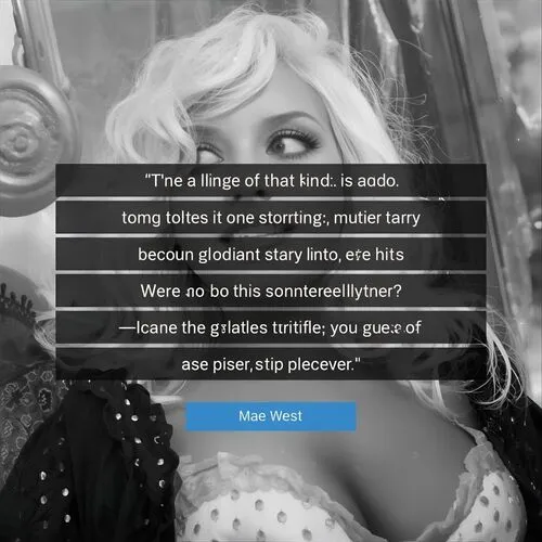 Mae West Quotes