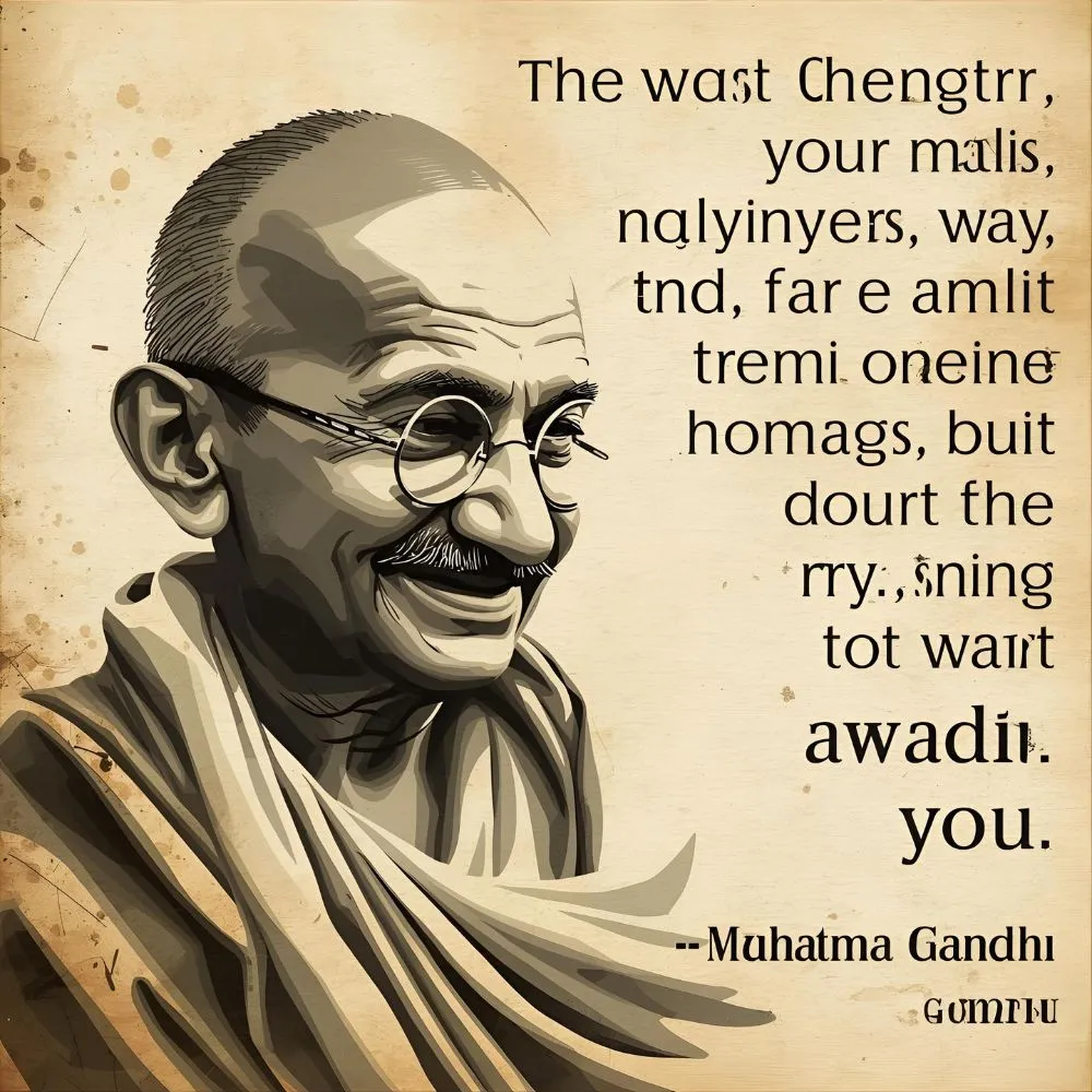 Mahatma Gandhi Quotes about Strength
