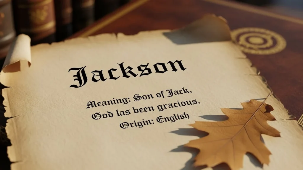 Jackson Name Meaning