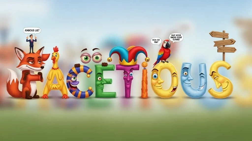 What Does Facetious Mean