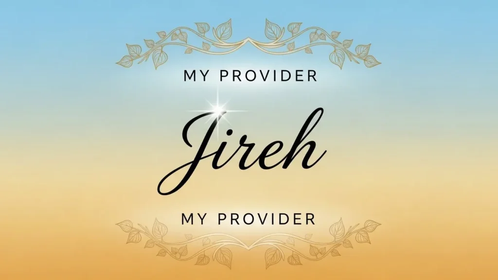 What Does Jireh Mean