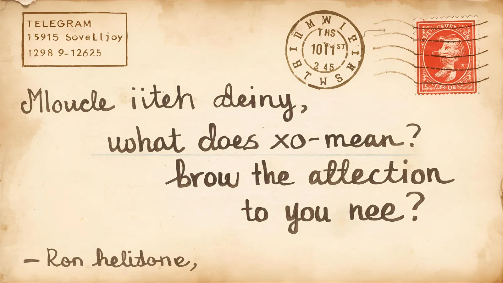 what does xo mean the weeknd