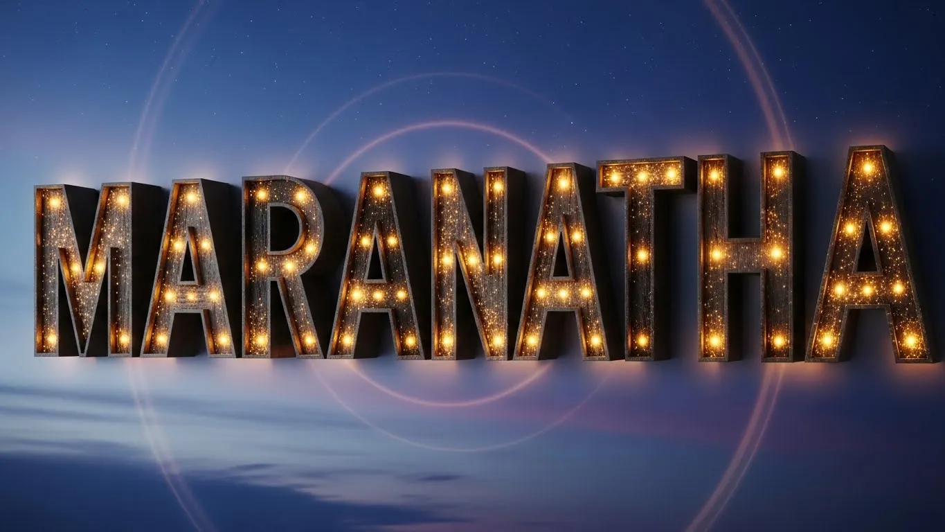 What Does Maranatha Mean